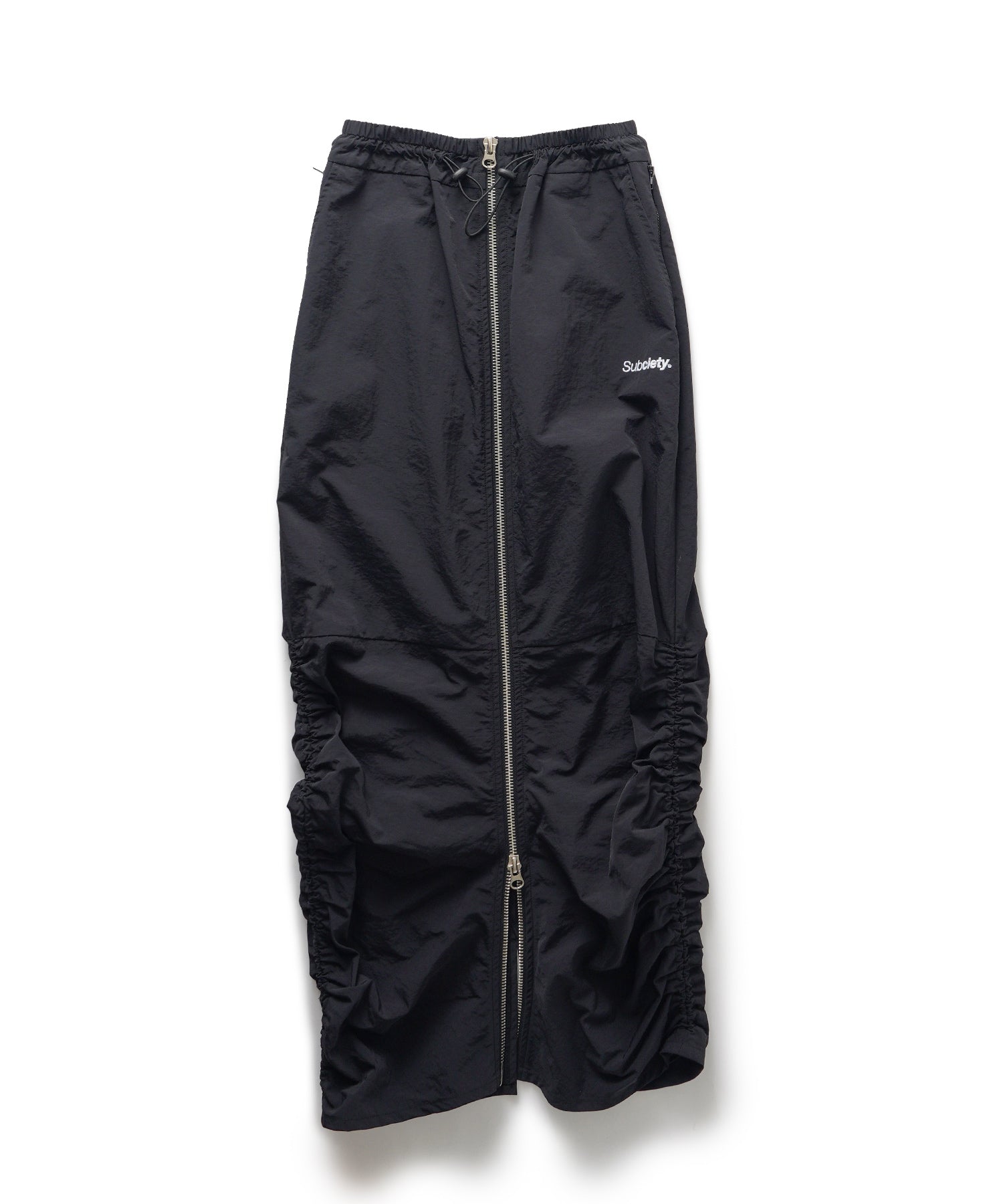 Front zip gather skirt【WOMEN】
