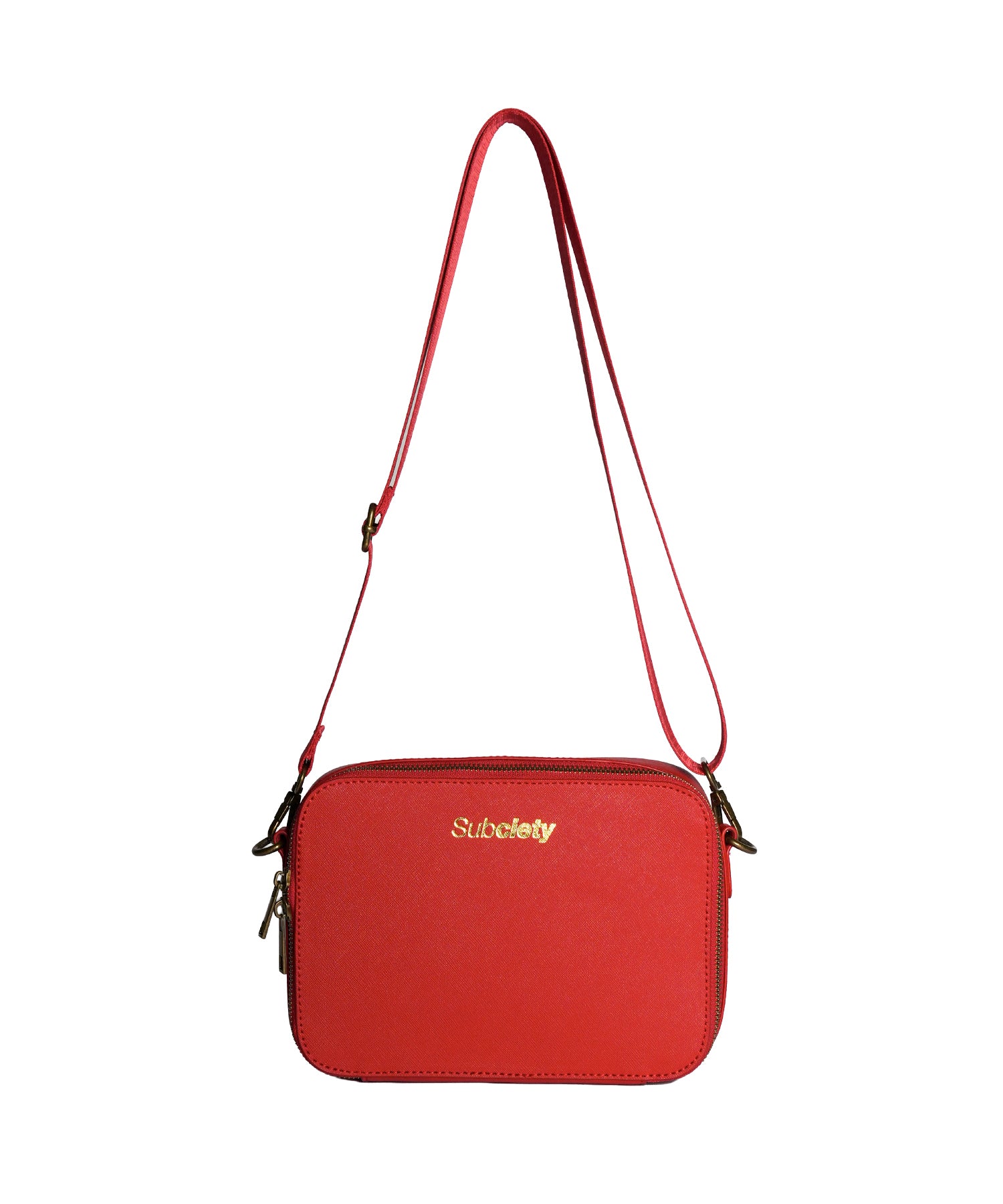 Leather shoulder bag