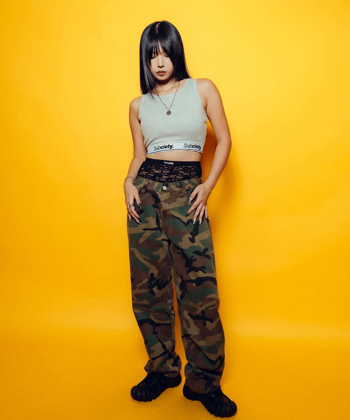 【WOMEN】Baggy camo pants-thumbmail-10