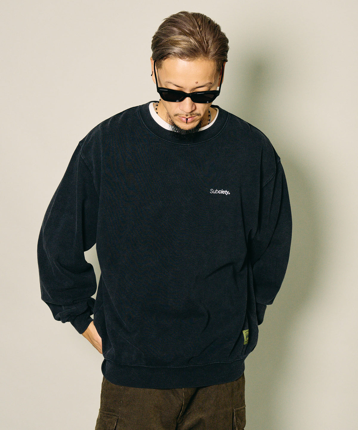 Fade wash sweat shirt-thumbmail-6