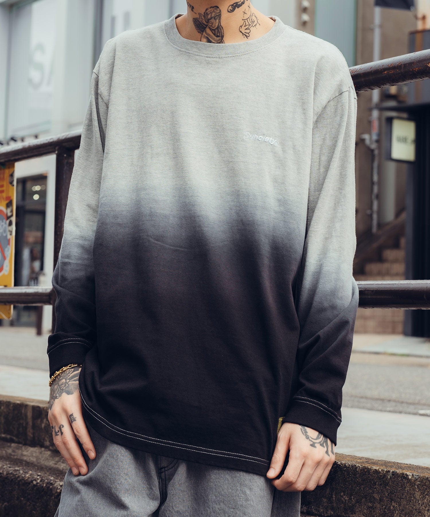 Gradation tee L/S-thumbmail-1