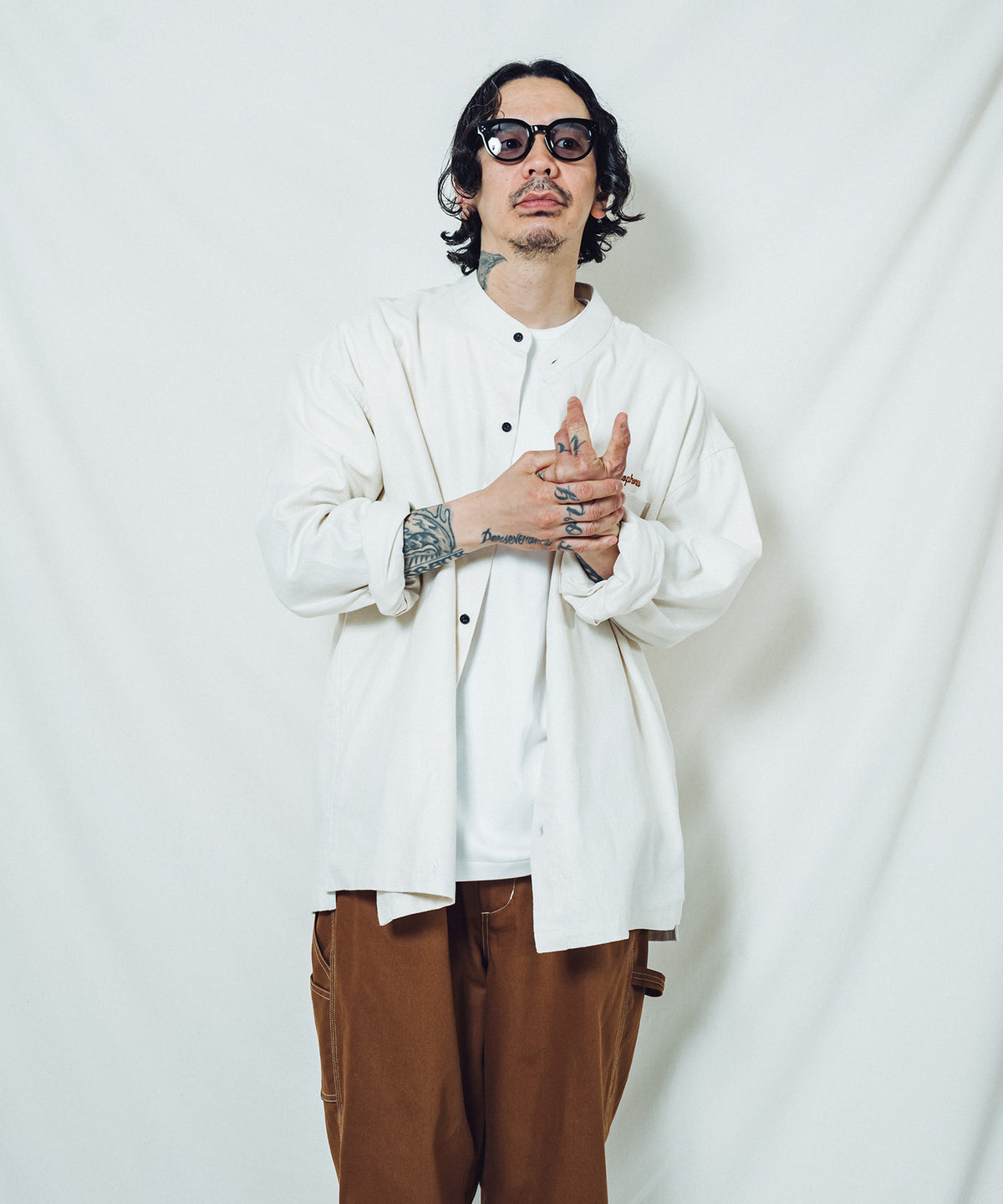 BAND COLLAR SHIRT-thumbmail-6