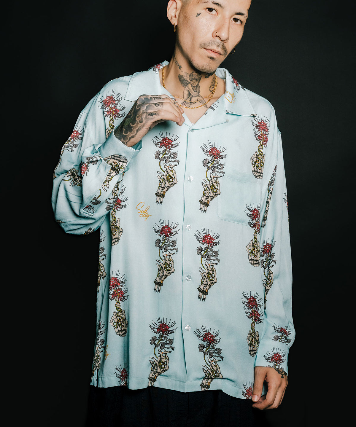 Spider lily aloha shirt-thumbmail-11