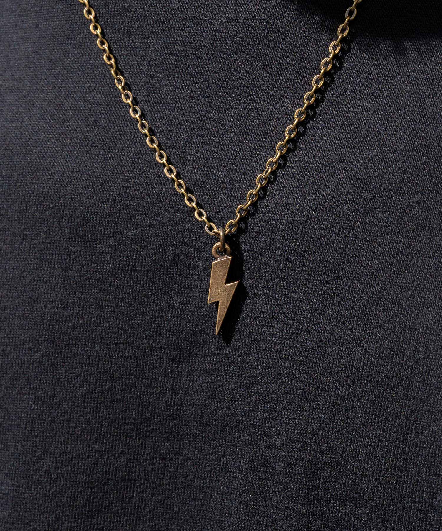 Metal necklace-thunder-