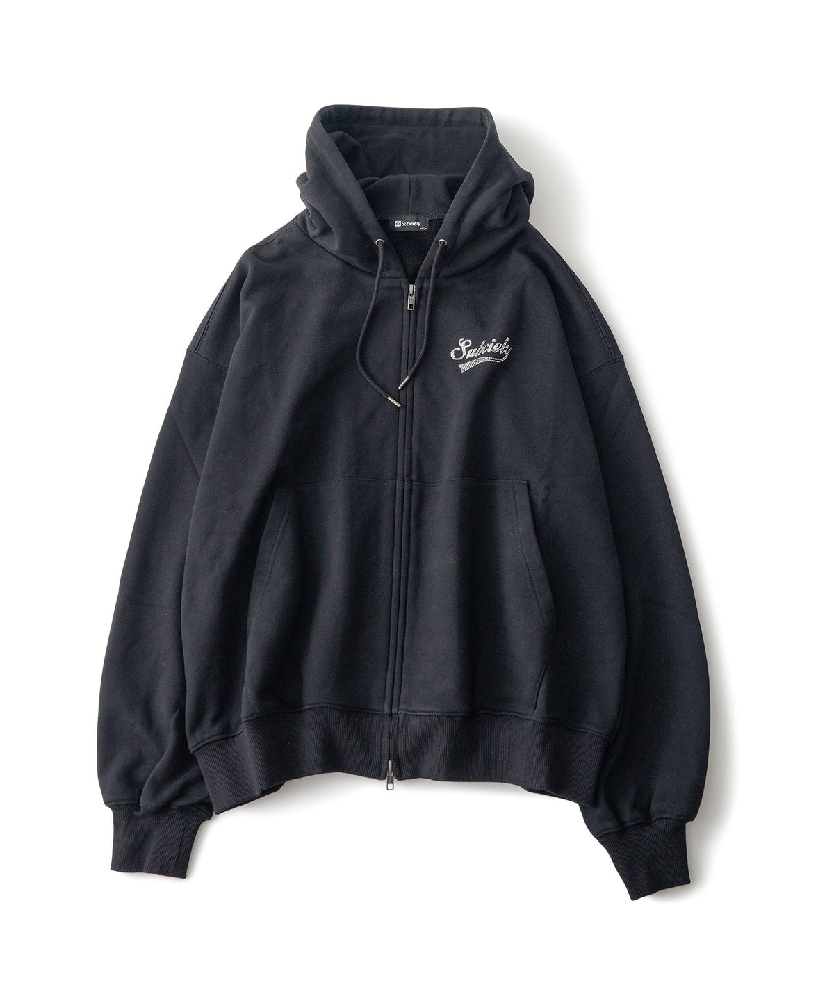 Rhinestone zip hoodie-thumbmail-4