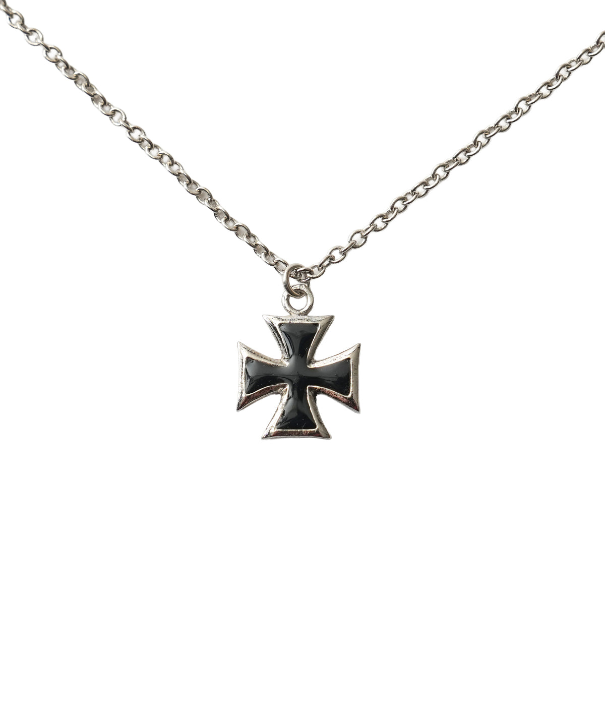 Iron cross necklace