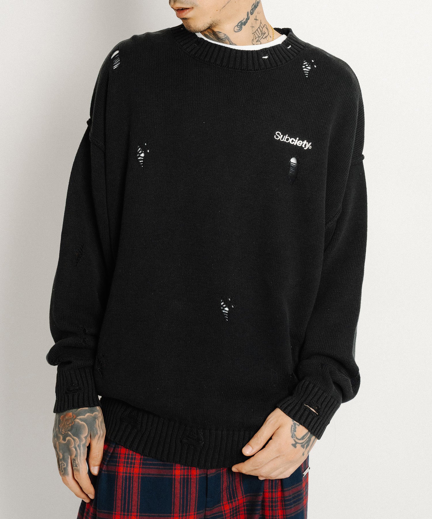 Wash damaged knit