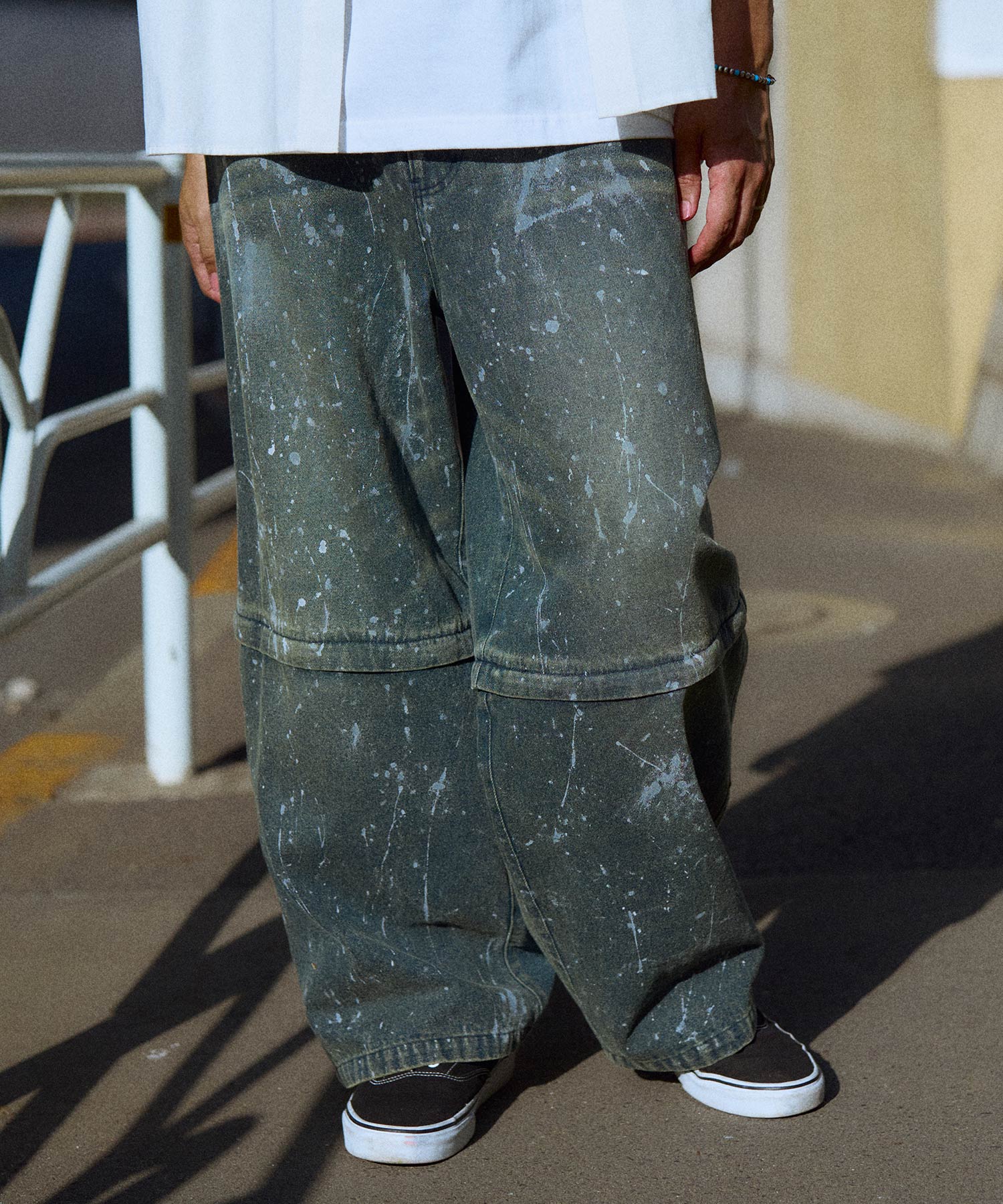 Painted 2way denim pants-thumbmail-2
