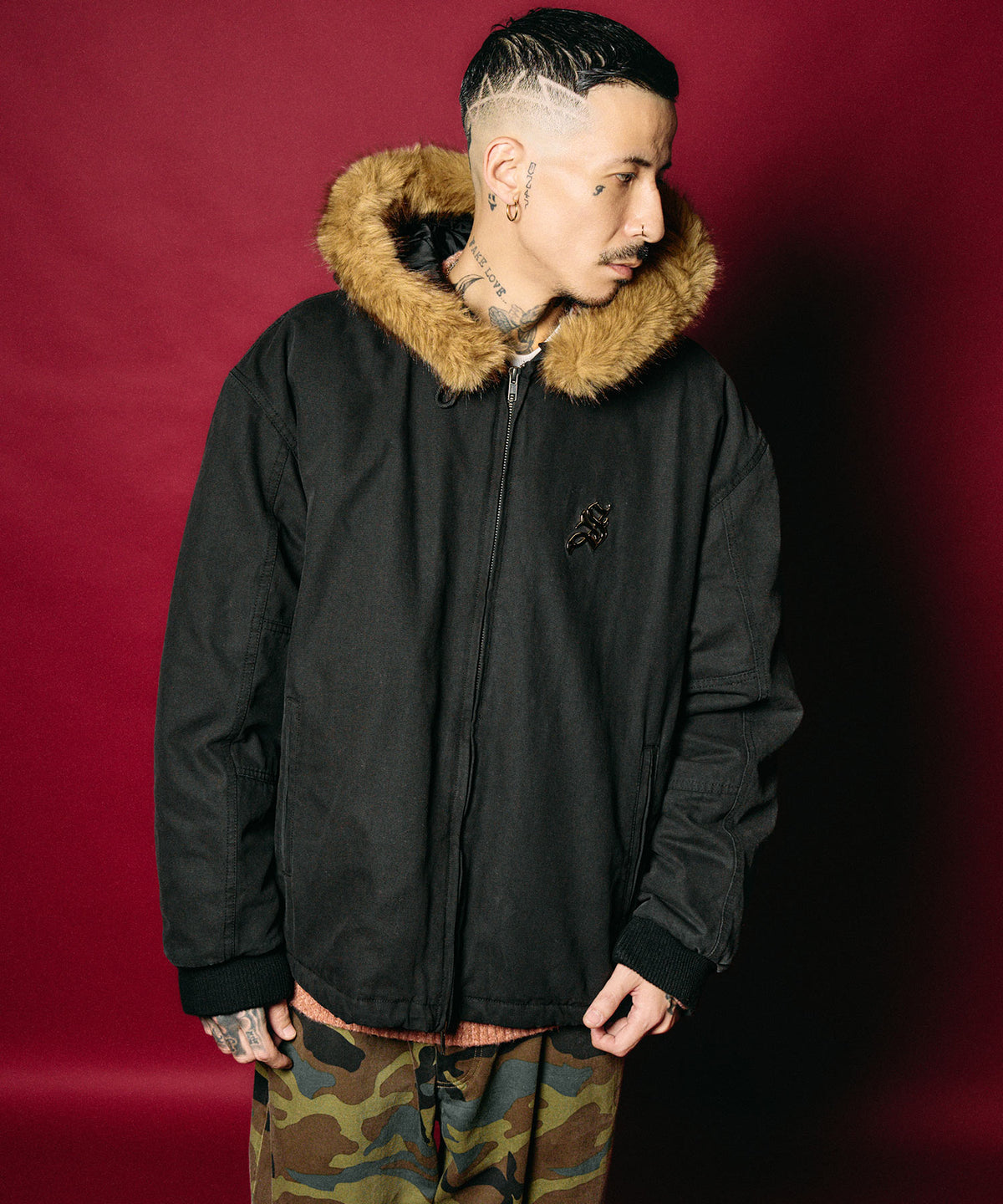 Metal logo padded jacket-thumbmail-6