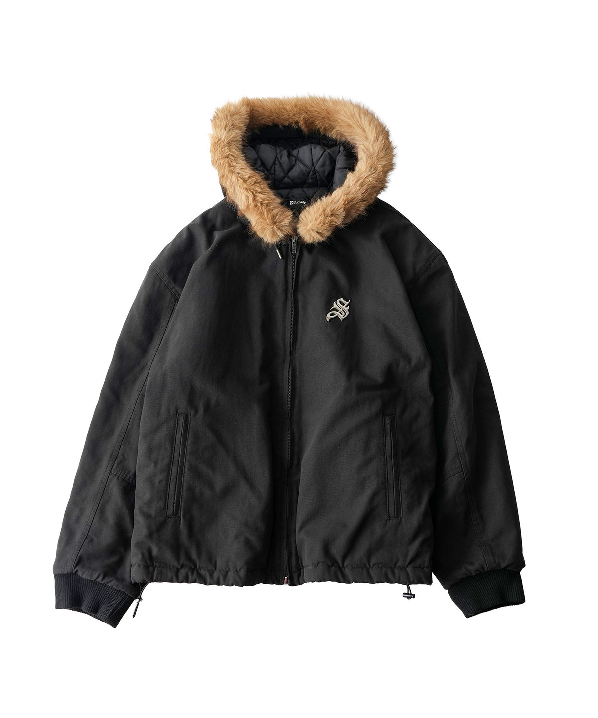 Metal logo padded jacket-thumbmail-3