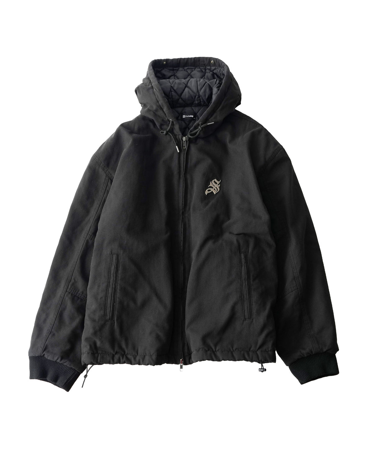 Metal logo padded jacket-thumbmail-4