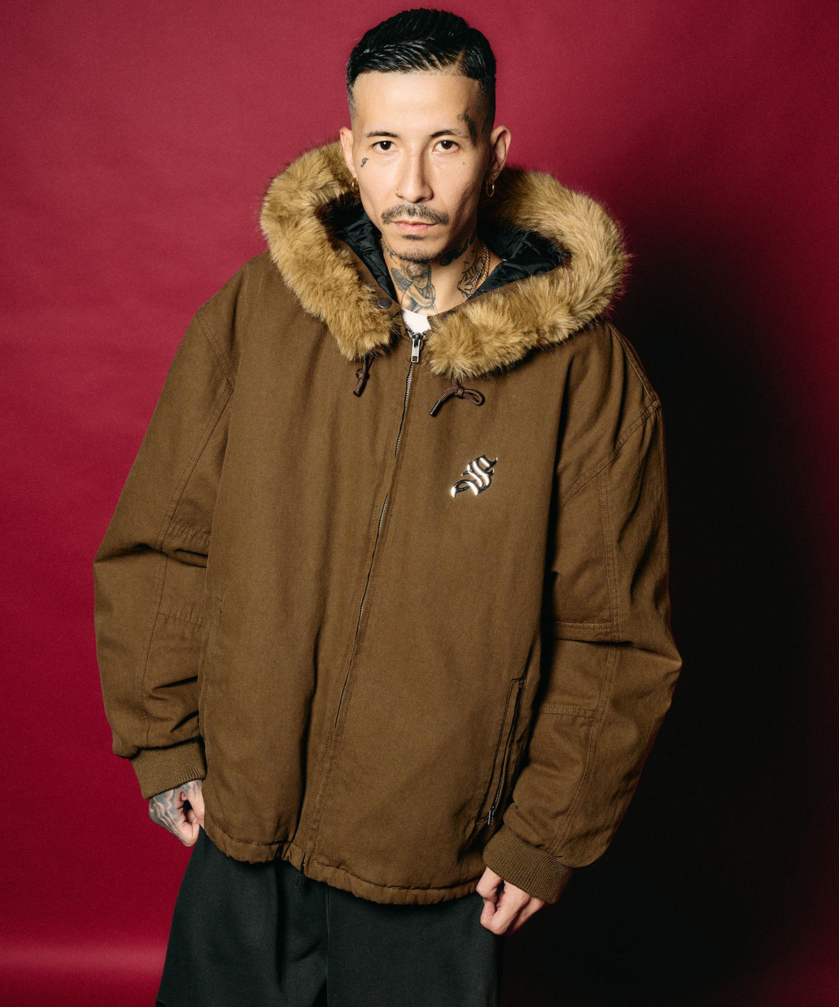 Metal logo padded jacket-thumbmail-14