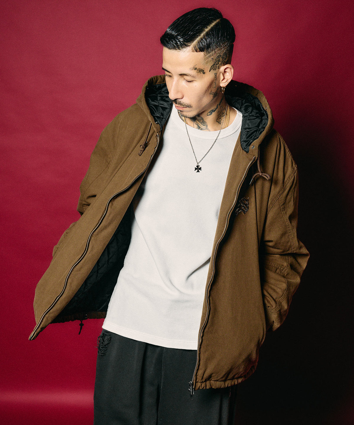 Metal logo padded jacket-thumbmail-17