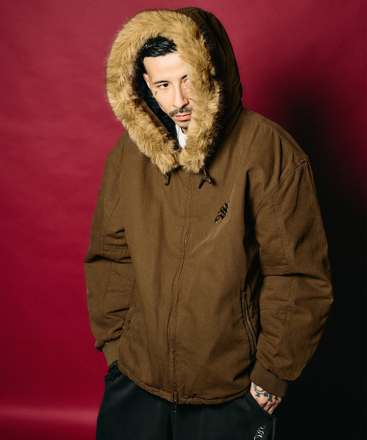 Metal logo padded jacket-thumbmail-15