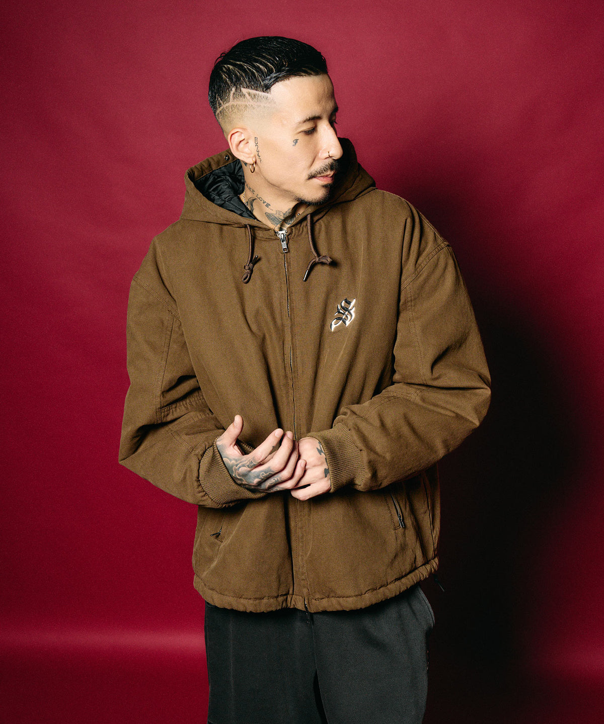 Metal logo padded jacket-thumbmail-16