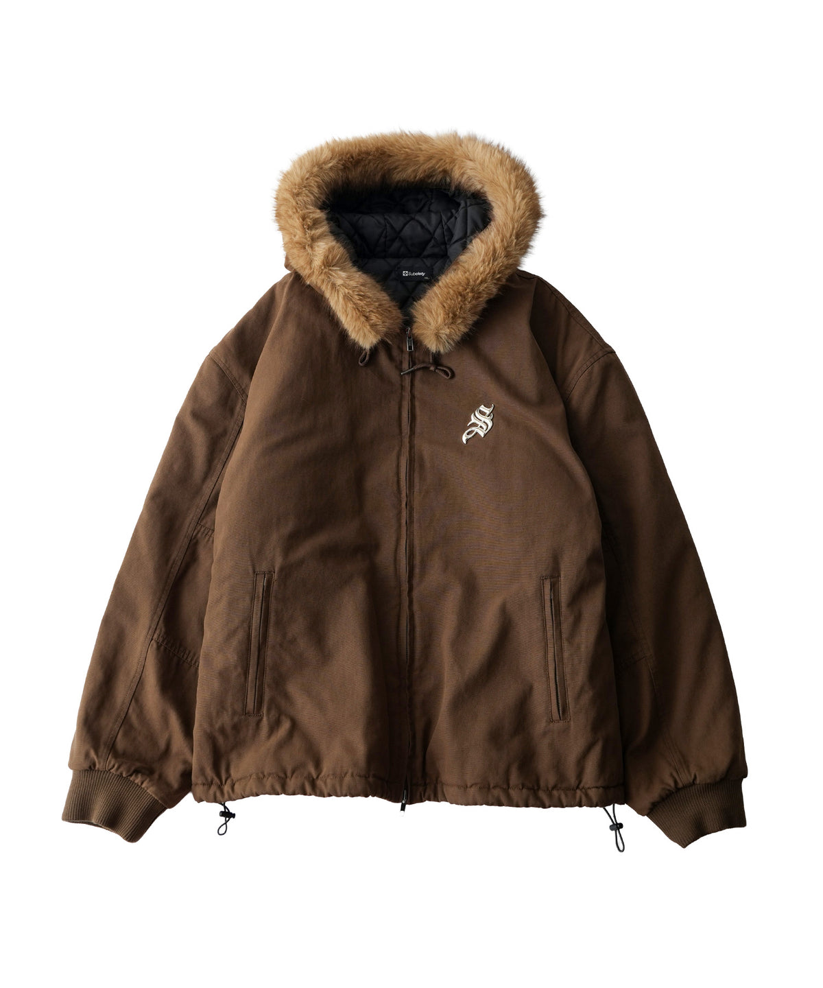 Metal logo padded jacket-thumbmail-12