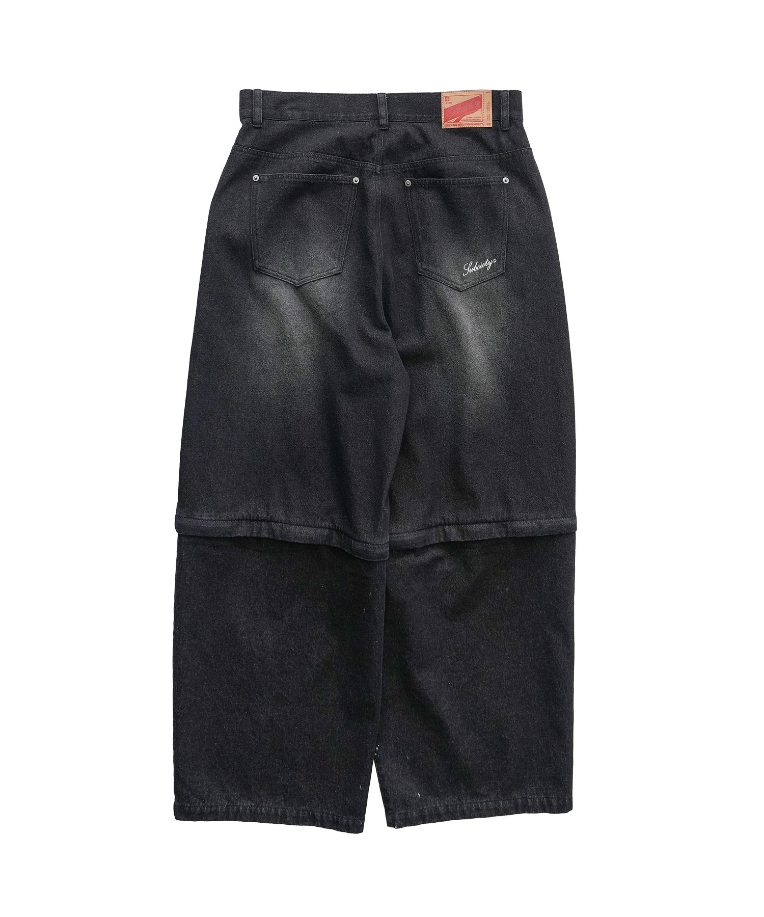 Painted 2way denim pants-thumbmail-4