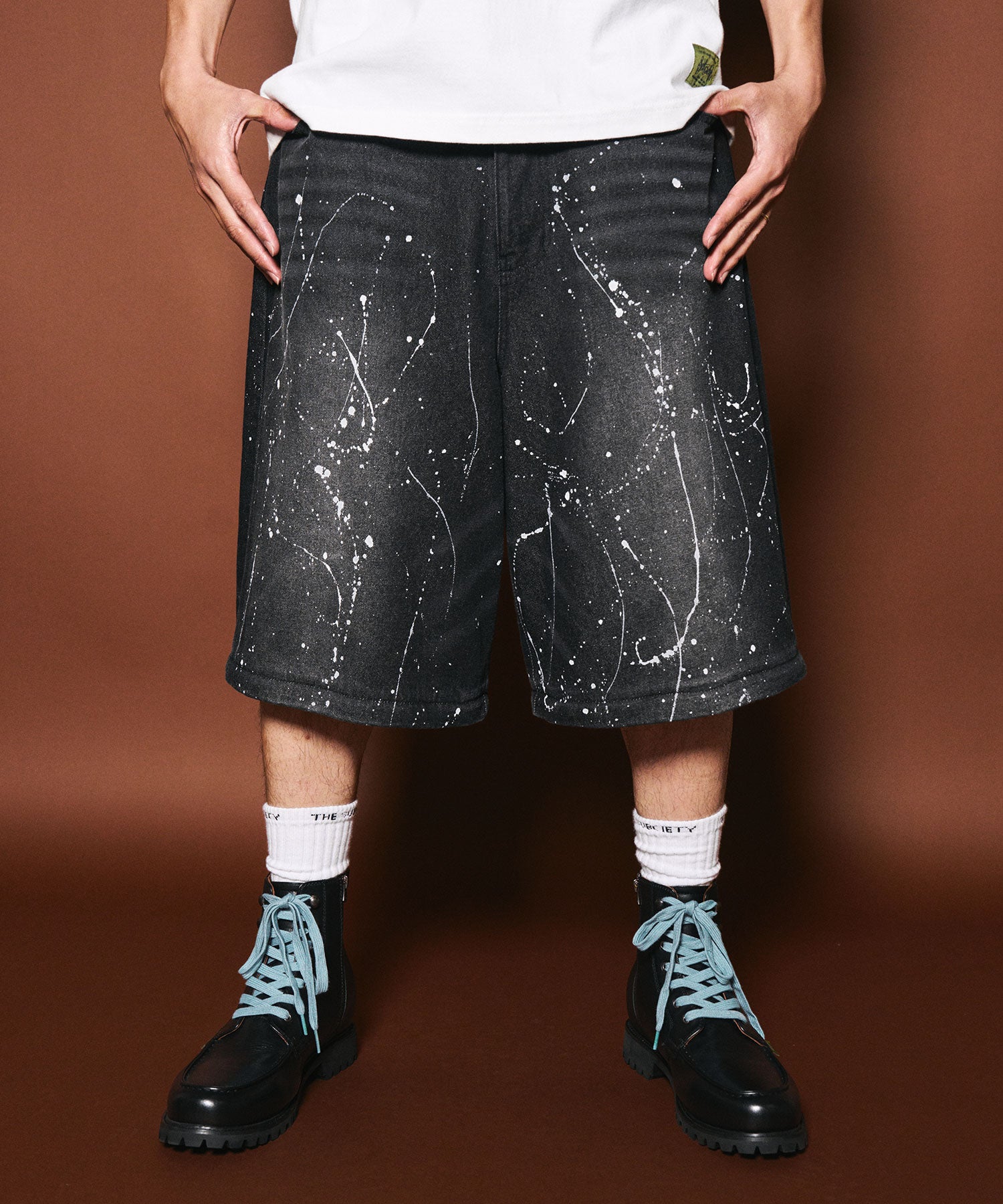 Painted 2way denim pants-thumbmail-11