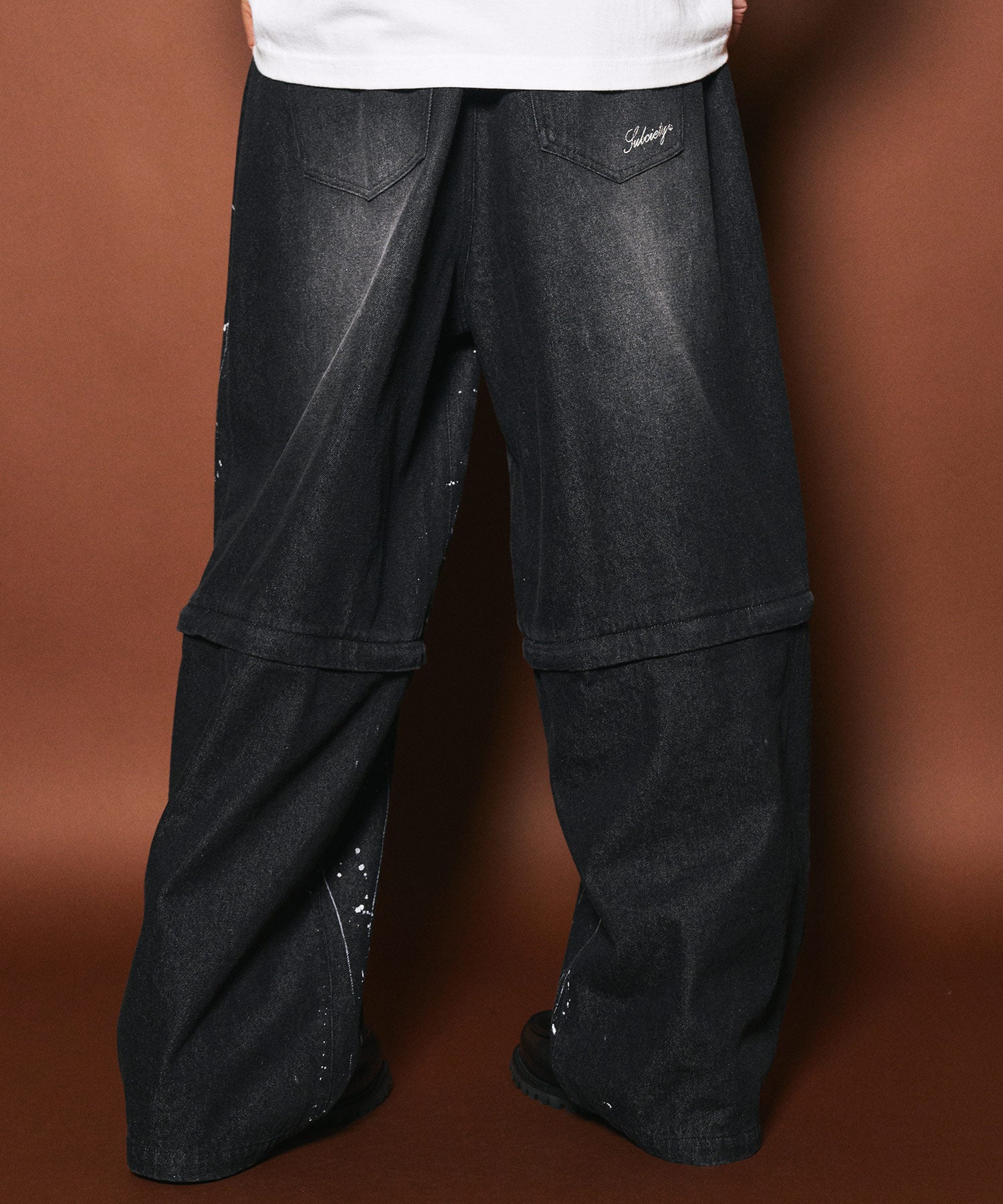 Painted 2way denim pants-thumbmail-8
