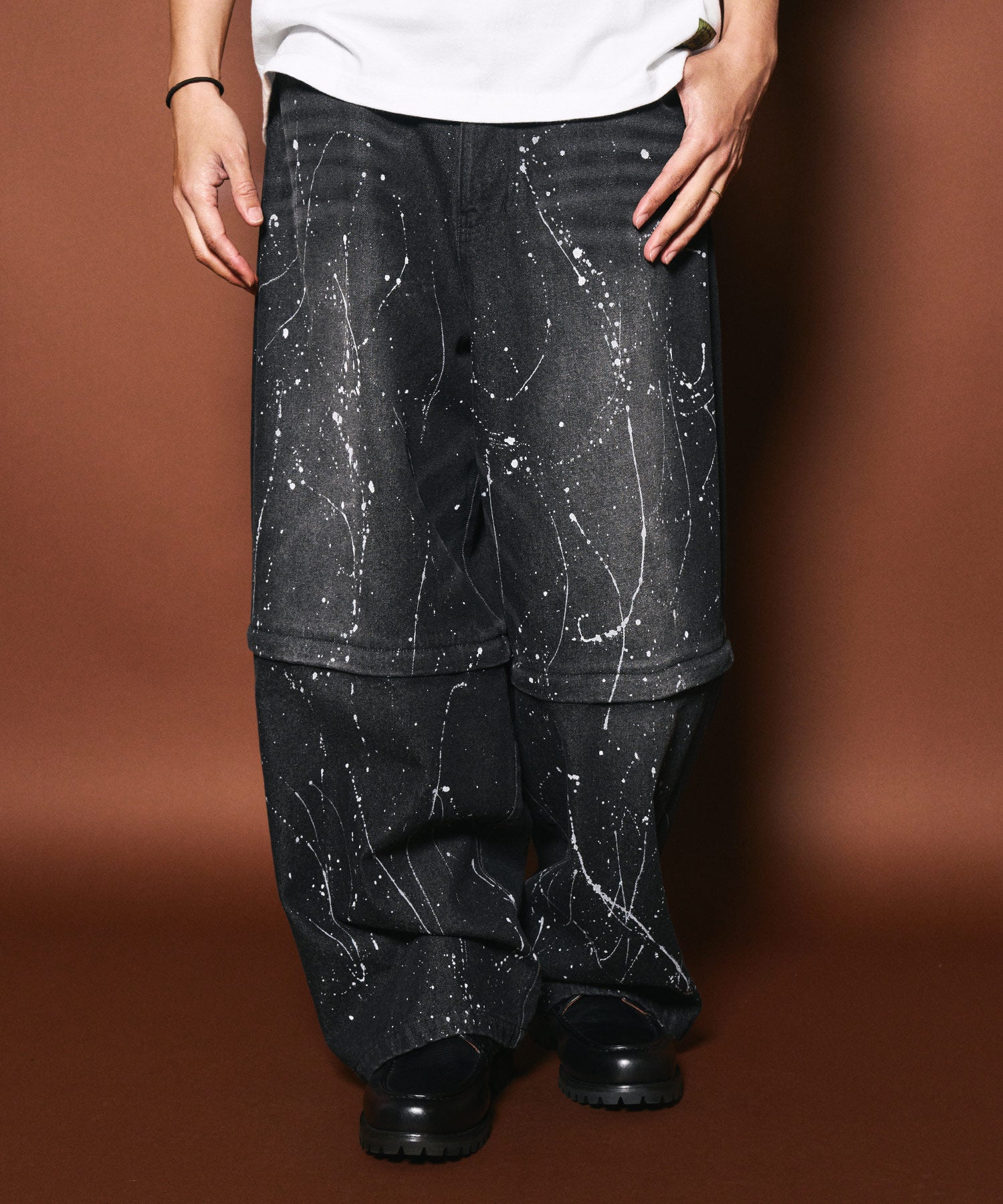 Painted 2way denim pants-thumbmail-6