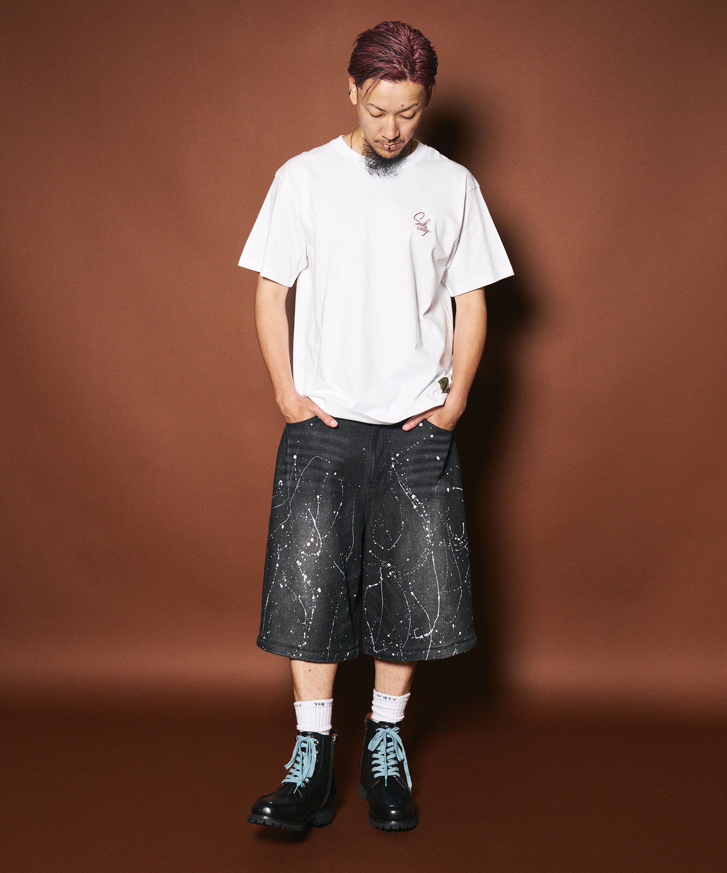 Painted 2way denim pants-thumbmail-10