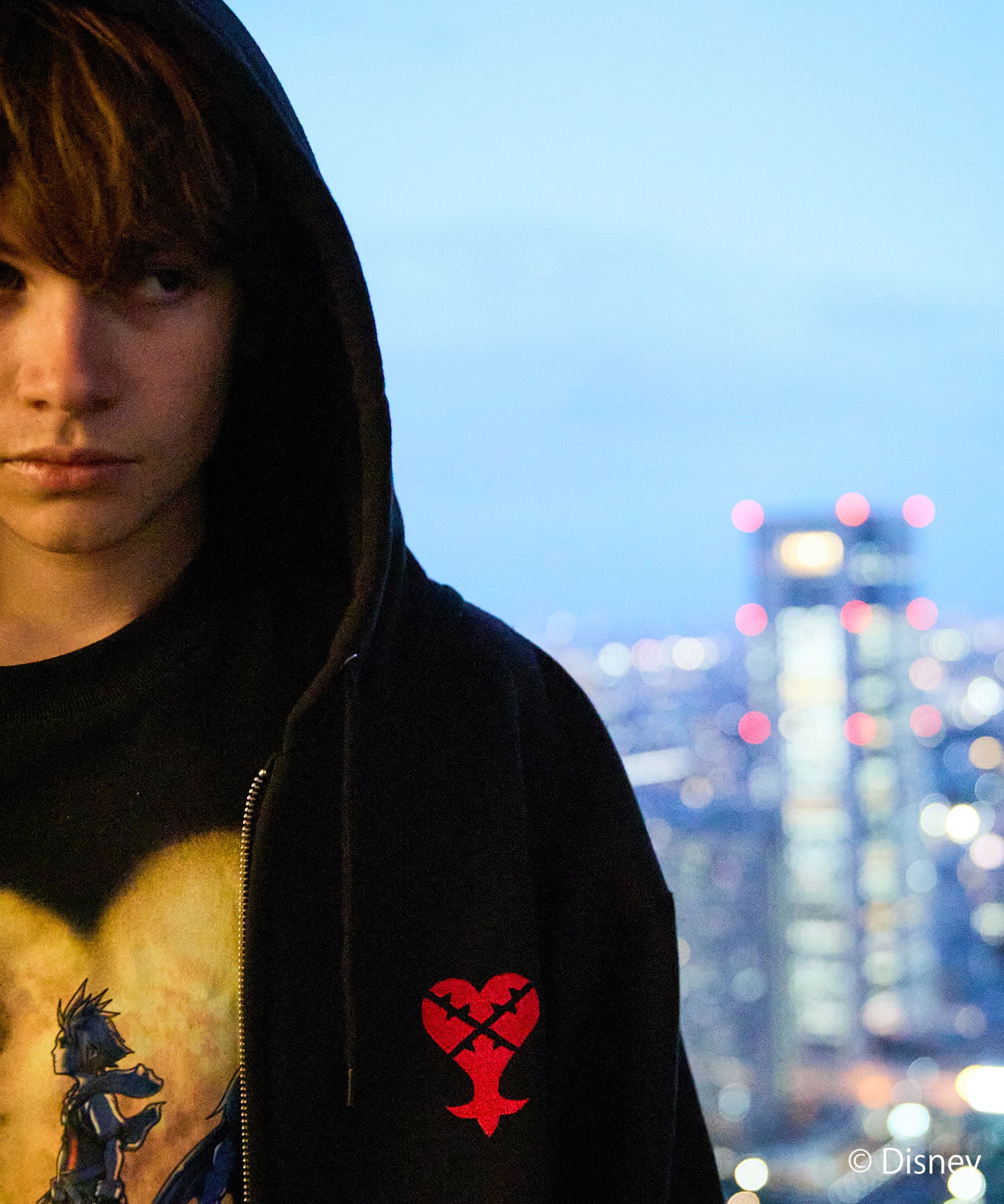 KINGDOM HEARTS / HEARTLESS / zip hoodie-thumbmail-6