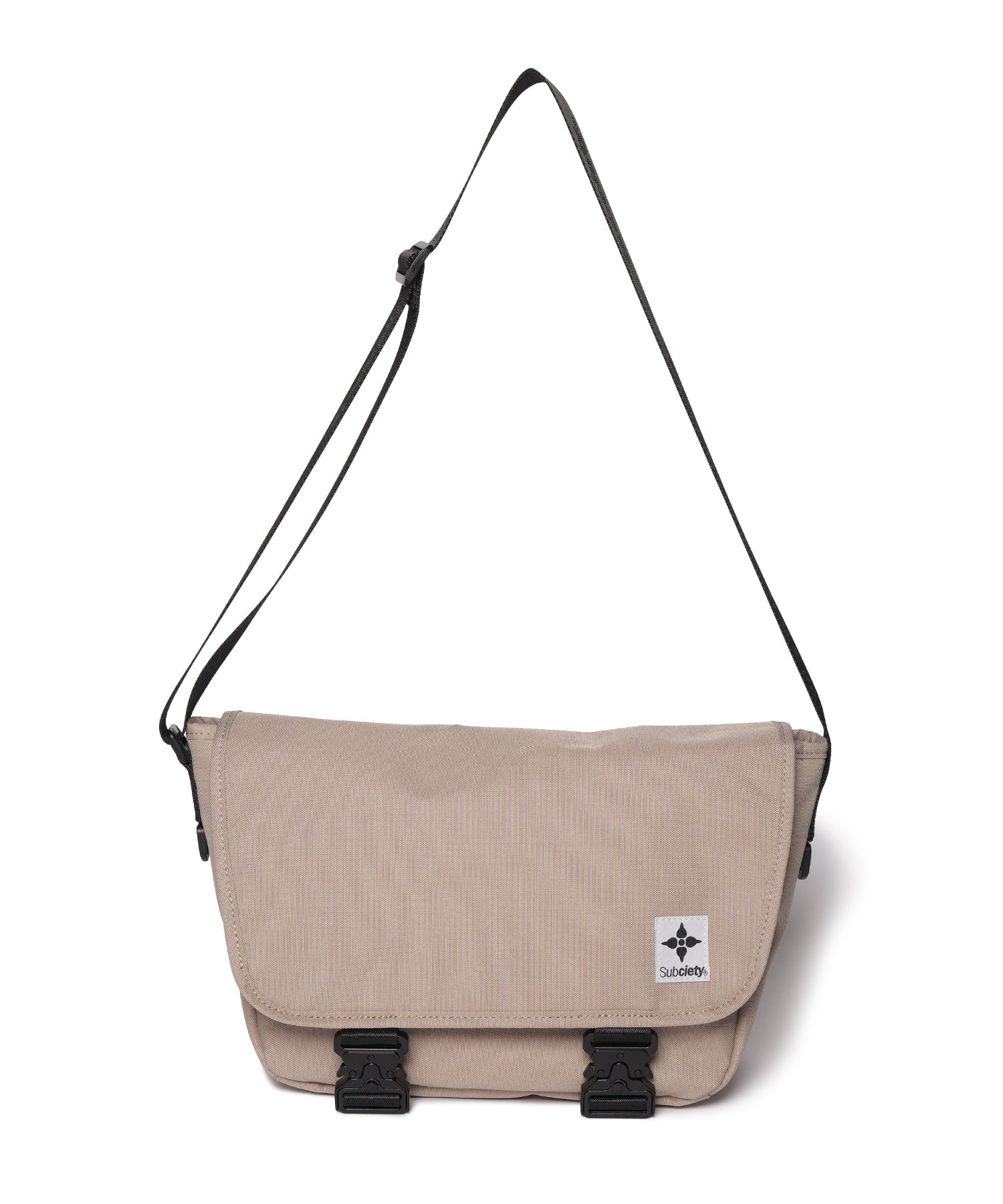 Metal buckle shoulder bag