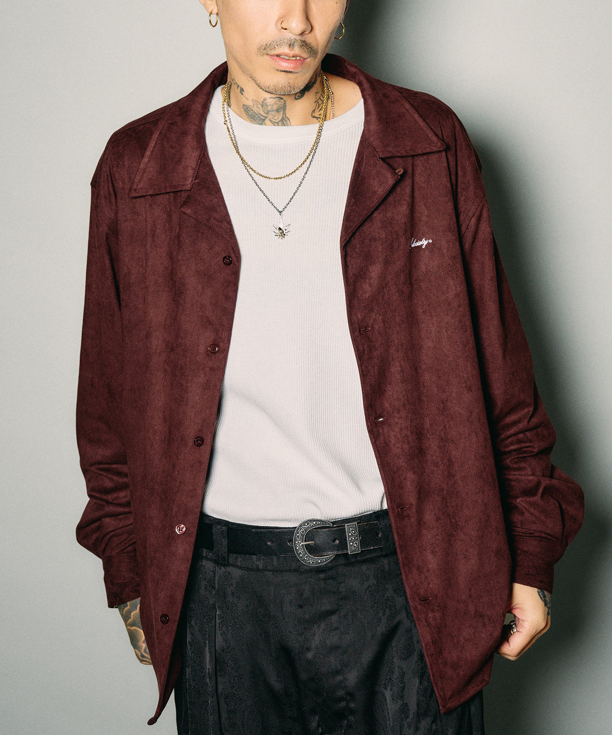 Essential faux suede shirt-thumbmail-1