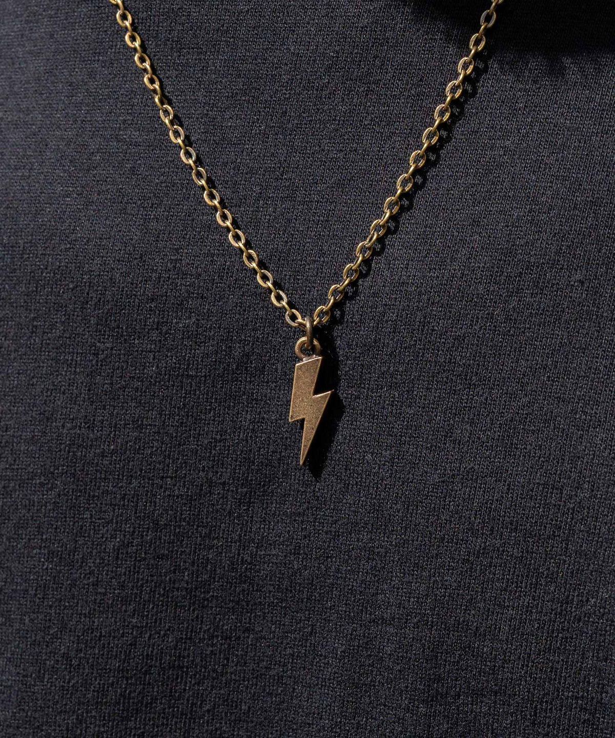 Metal necklace - thunder --thumbmail-12
