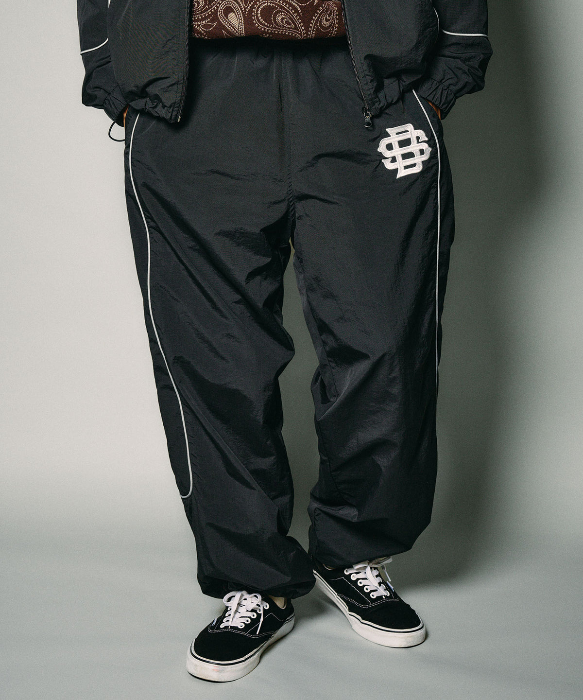 Reflective piping nylon pants-thumbmail-20