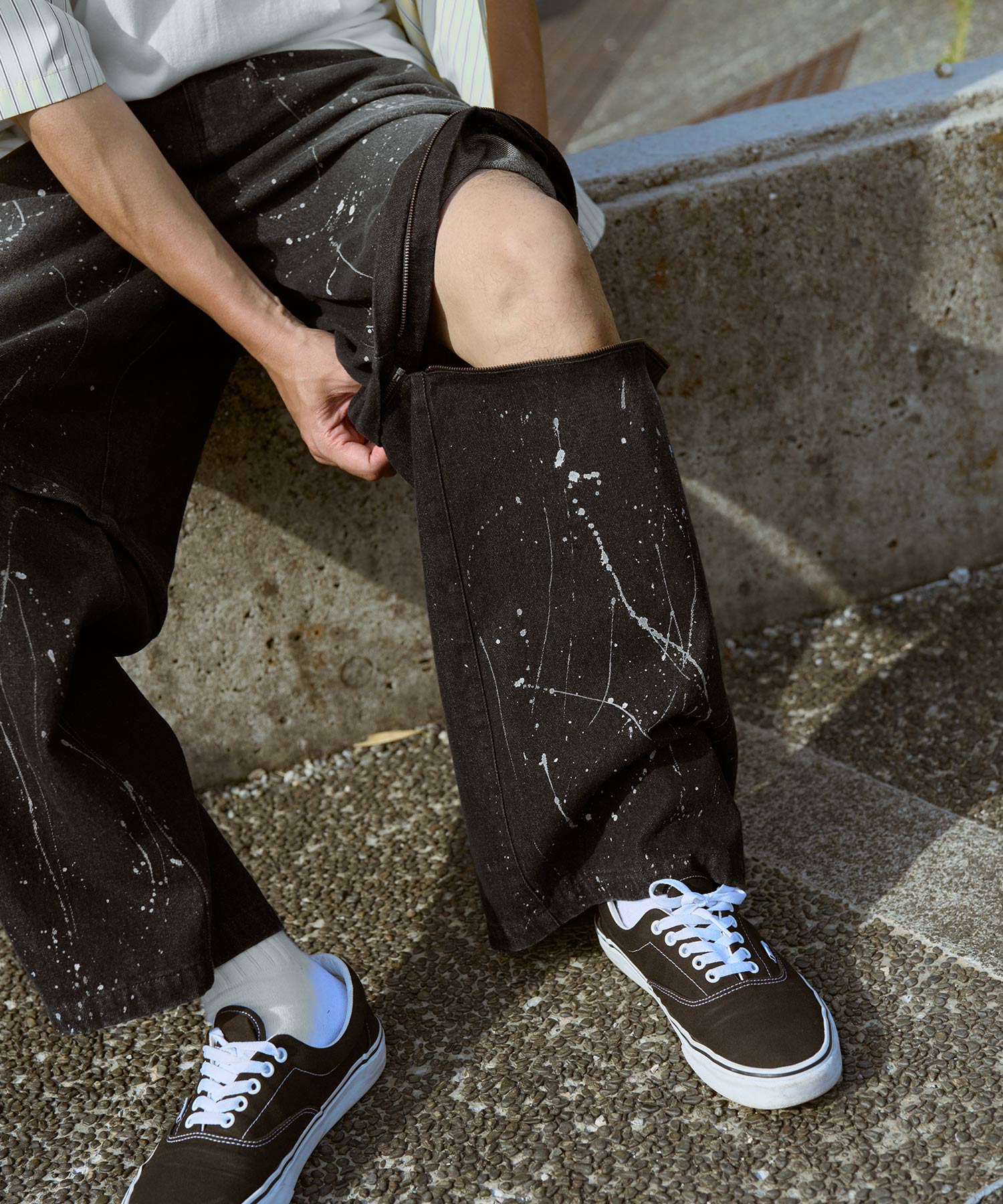 Painted 2way denim pants-thumbmail-18