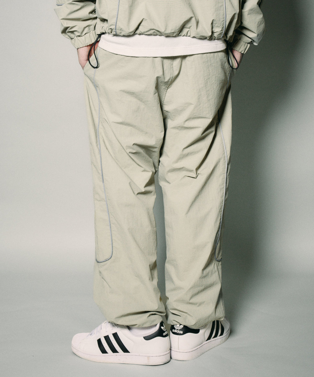 Reflective piping nylon pants-thumbmail-5