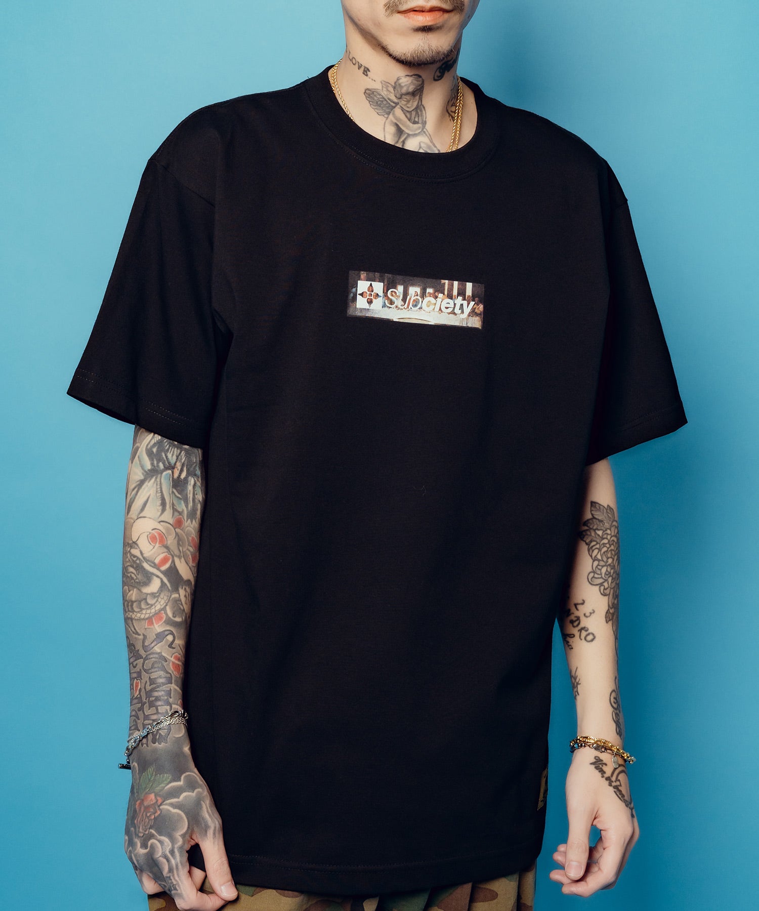 Last supper box tee
