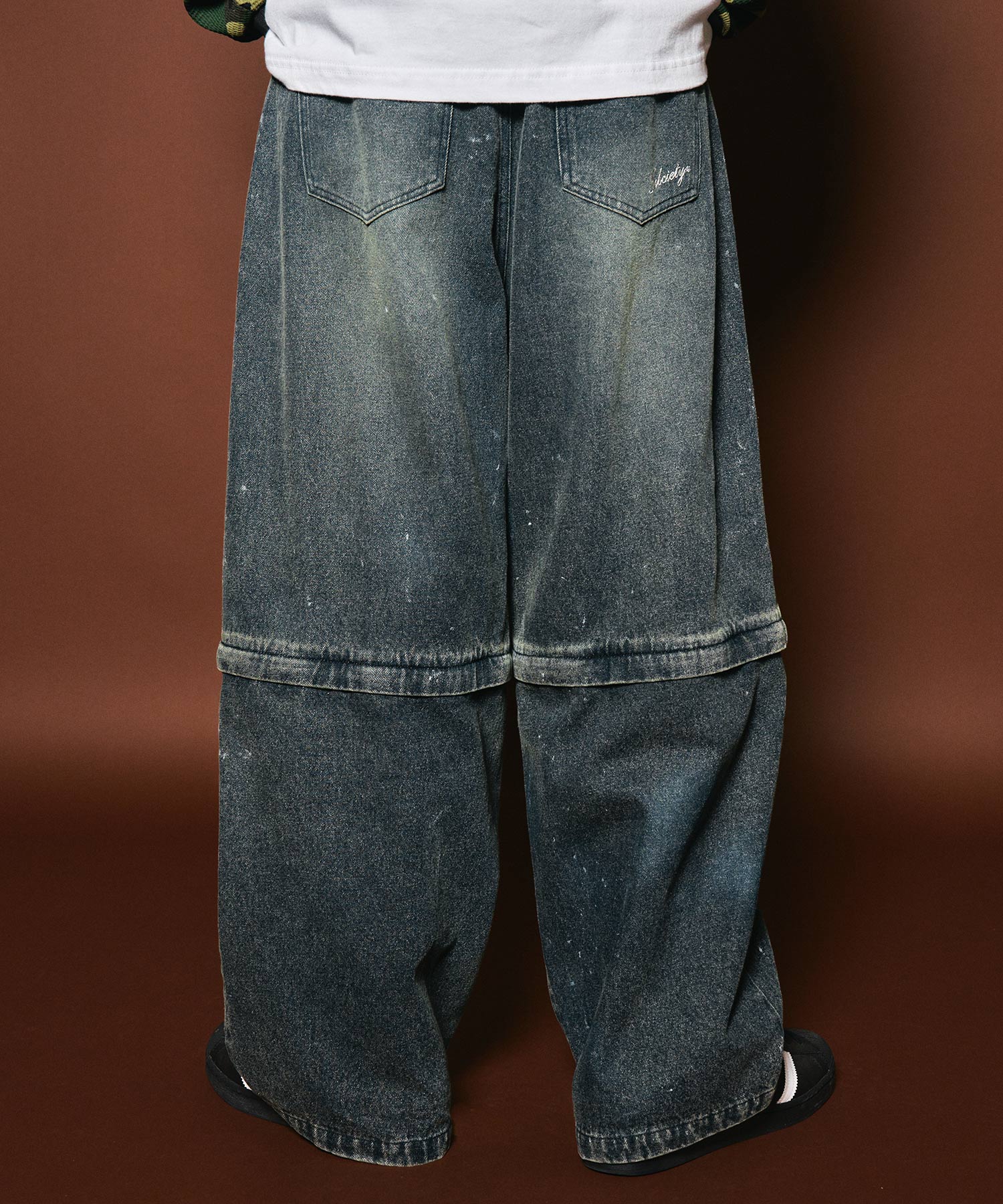 Painted 2way denim pants-thumbmail-29
