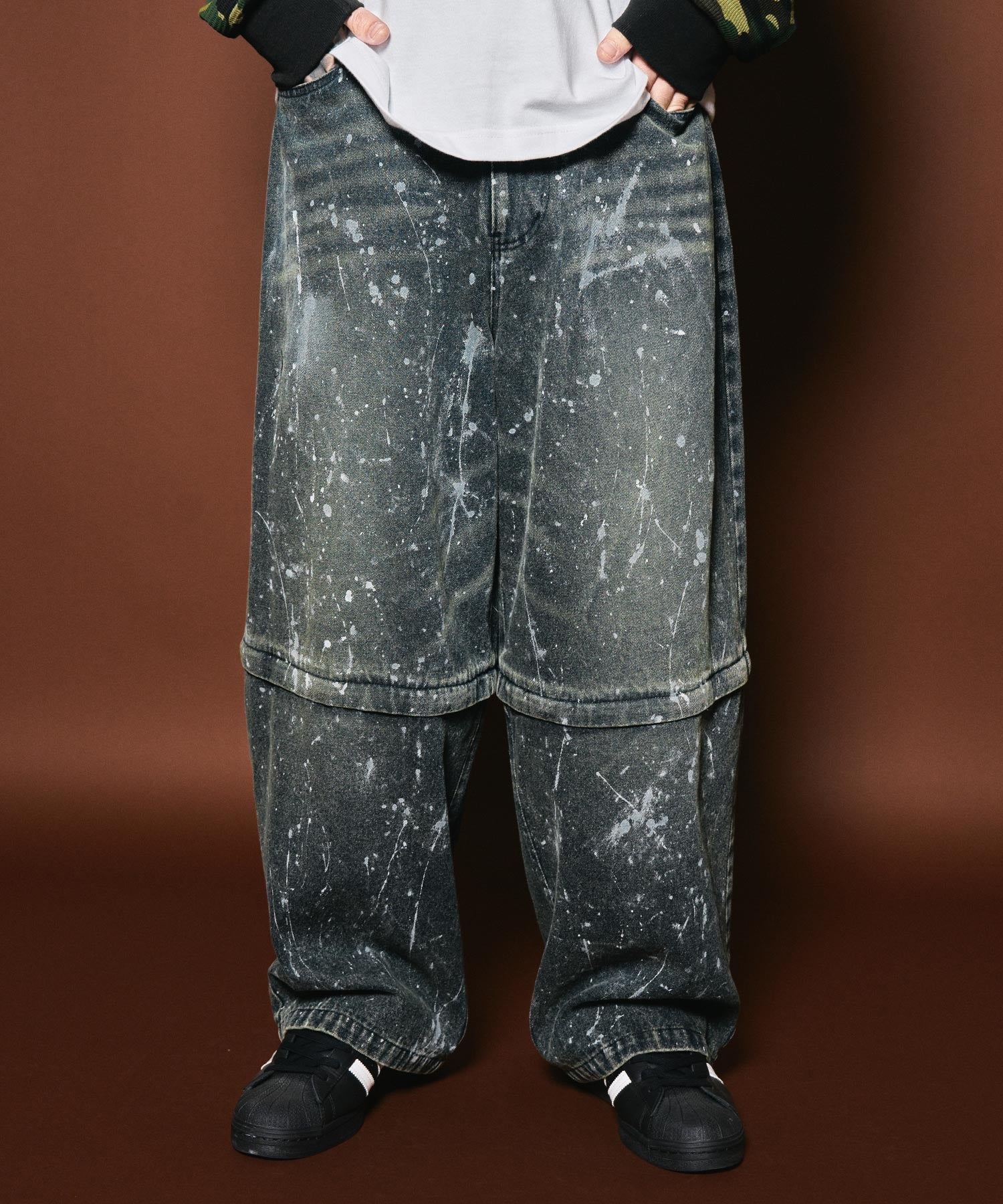 Painted 2way denim pants-thumbmail-27