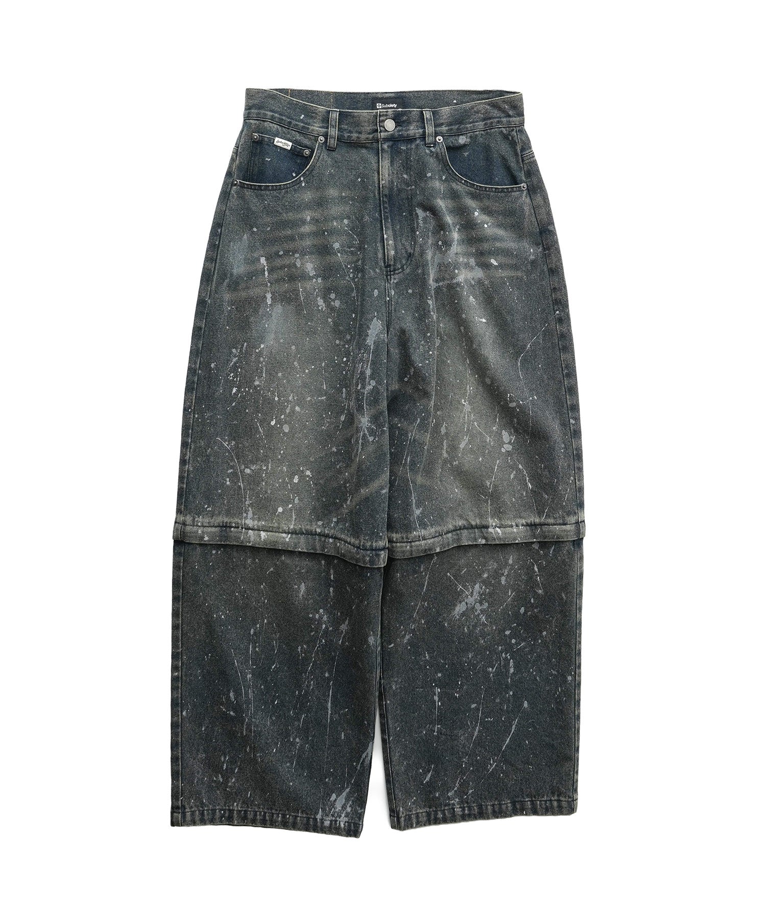 Painted 2way denim pants-thumbmail-24