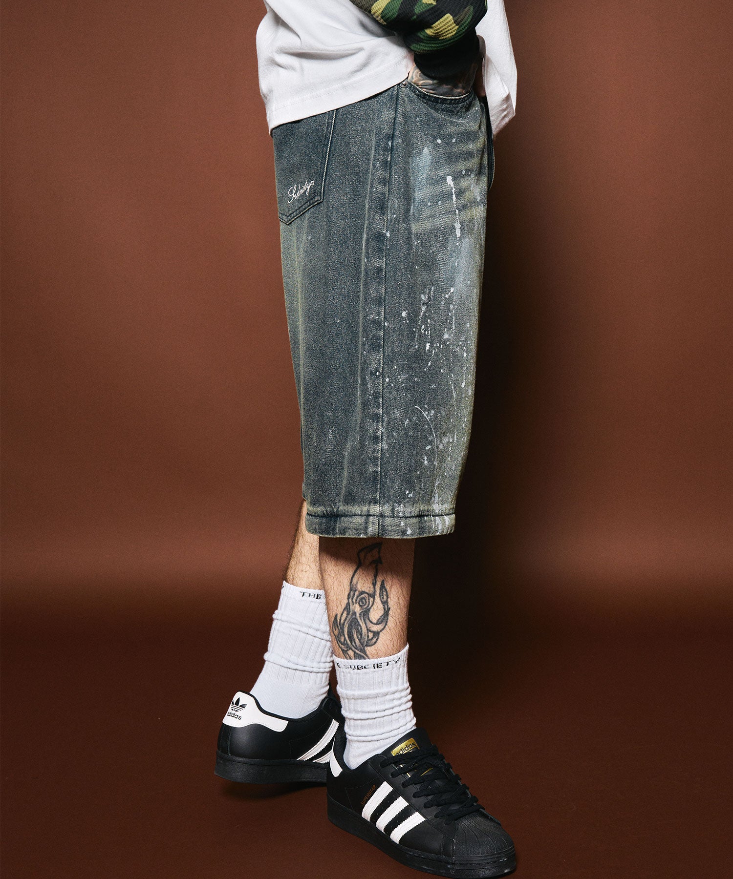 Painted 2way denim pants-thumbmail-34
