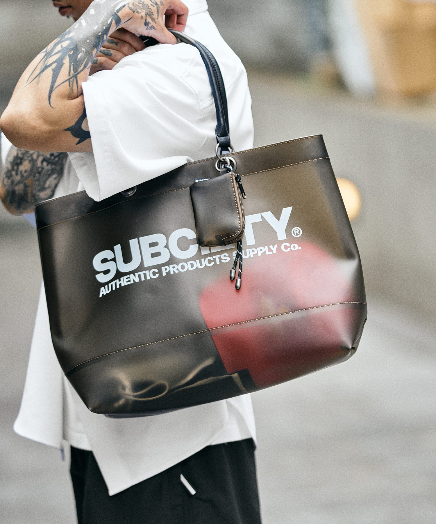 PVC tote bag