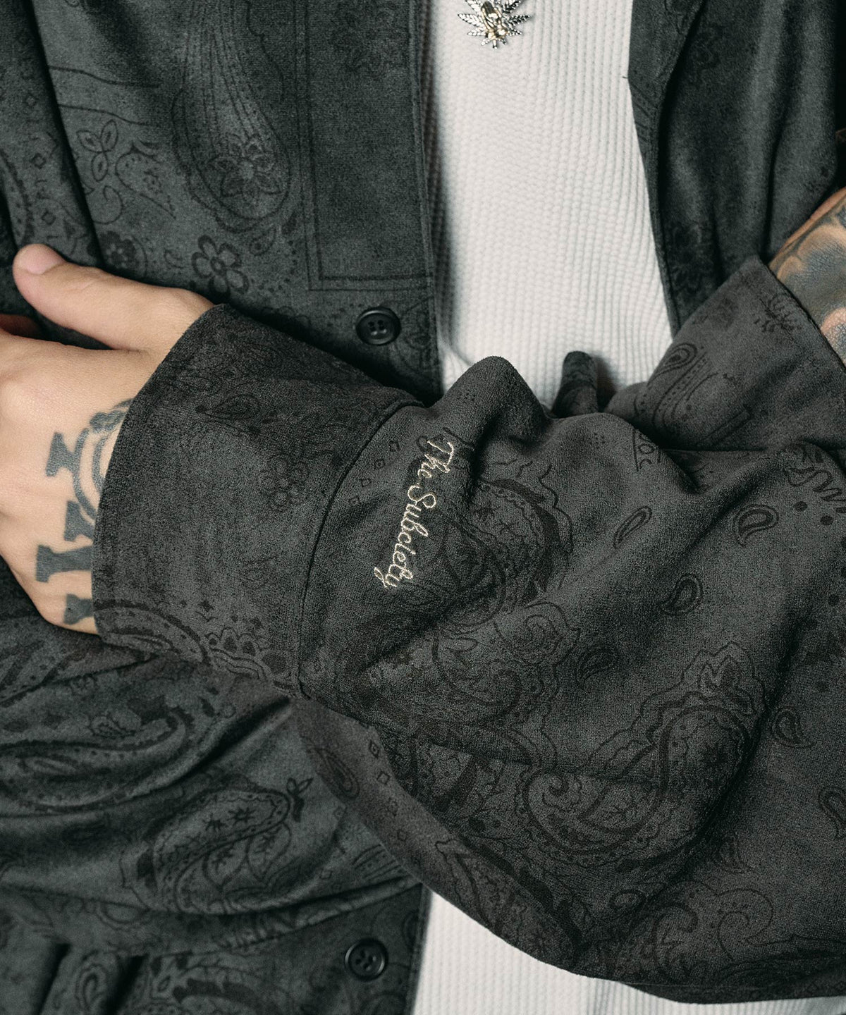 Faux suede bandanna shirt-thumbmail-8
