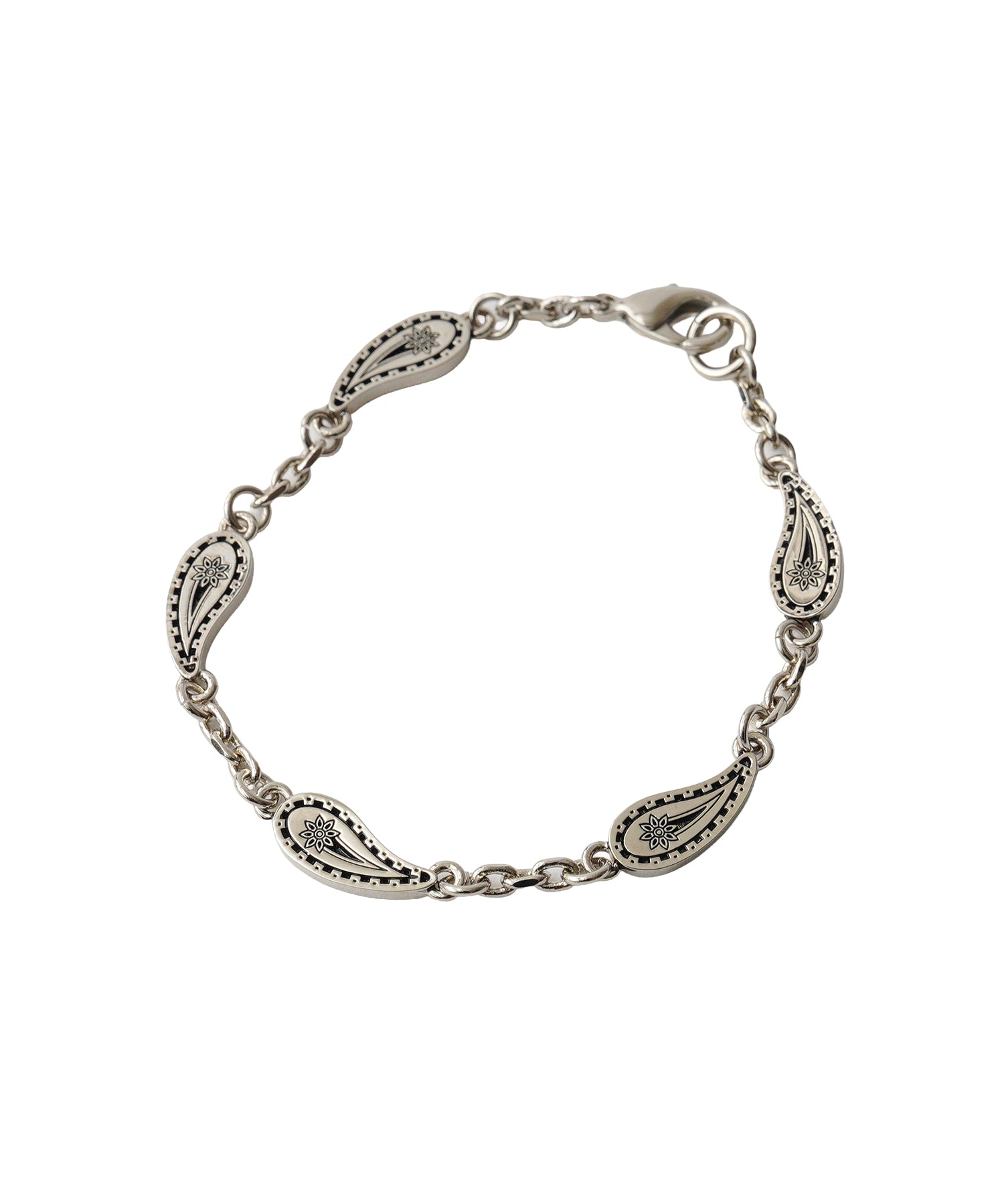 Paisley chain bracelet