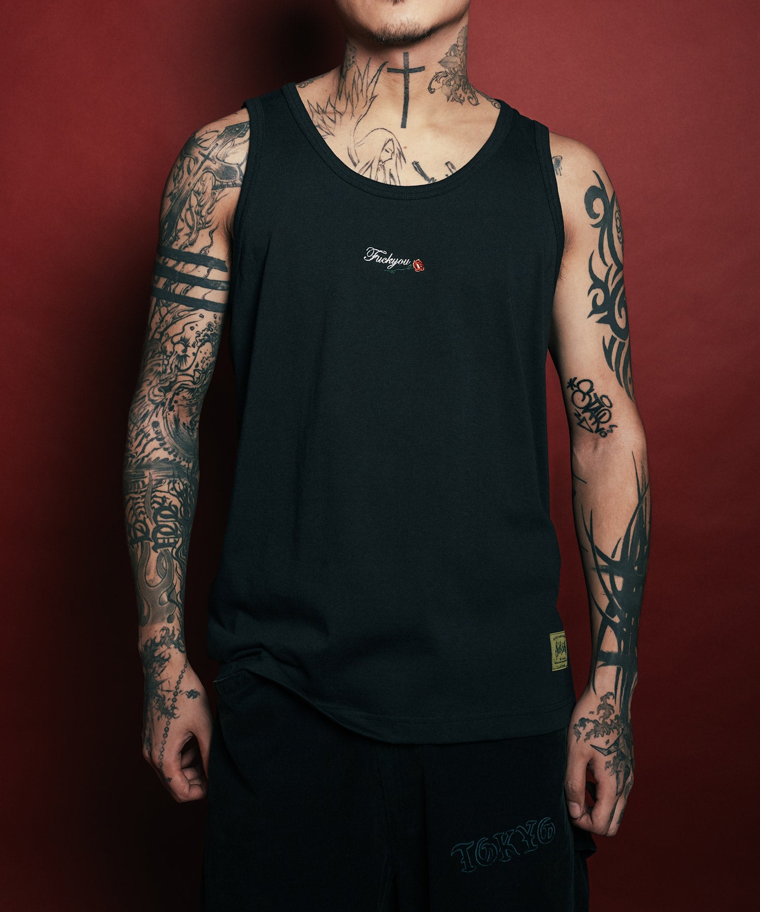 Rose tank top