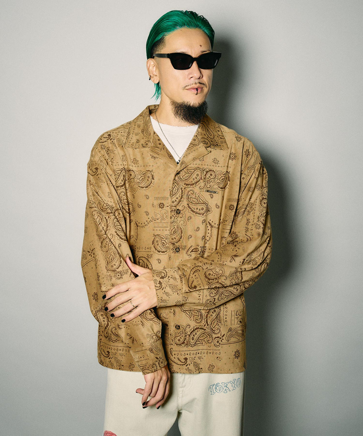 Faux suede bandanna shirt-thumbmail-10