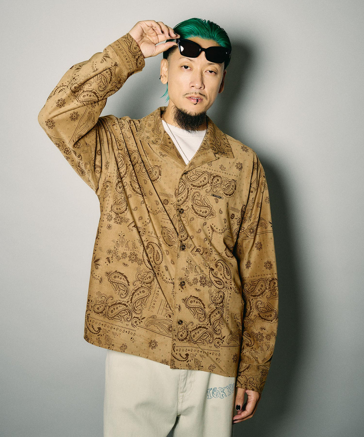 Faux suede bandanna shirt-thumbmail-11