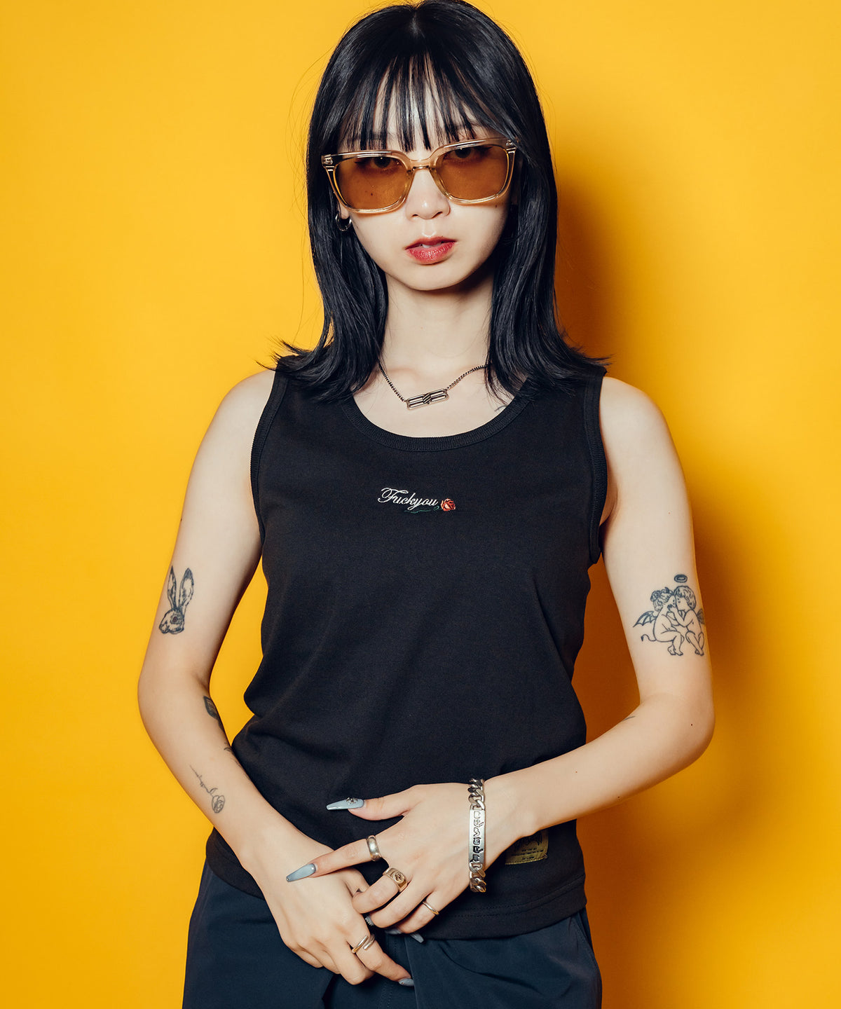 【WOMEN】Rose tank top-thumbmail-9