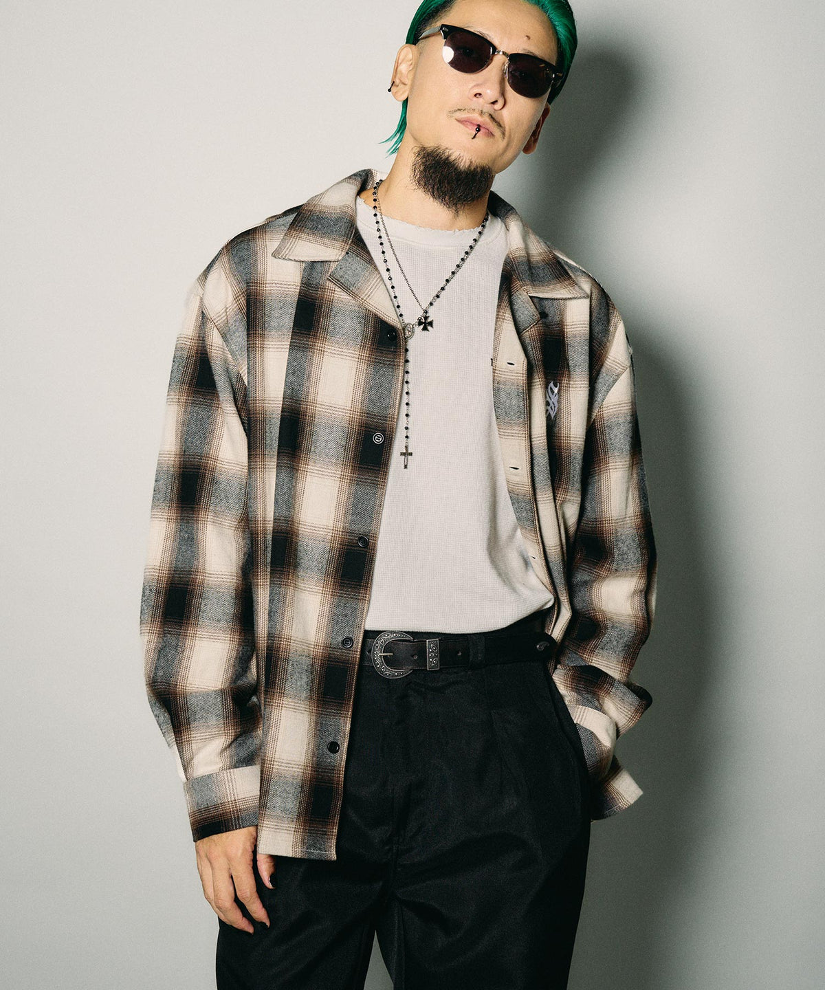 Essential ombre check shirt-thumbmail-13