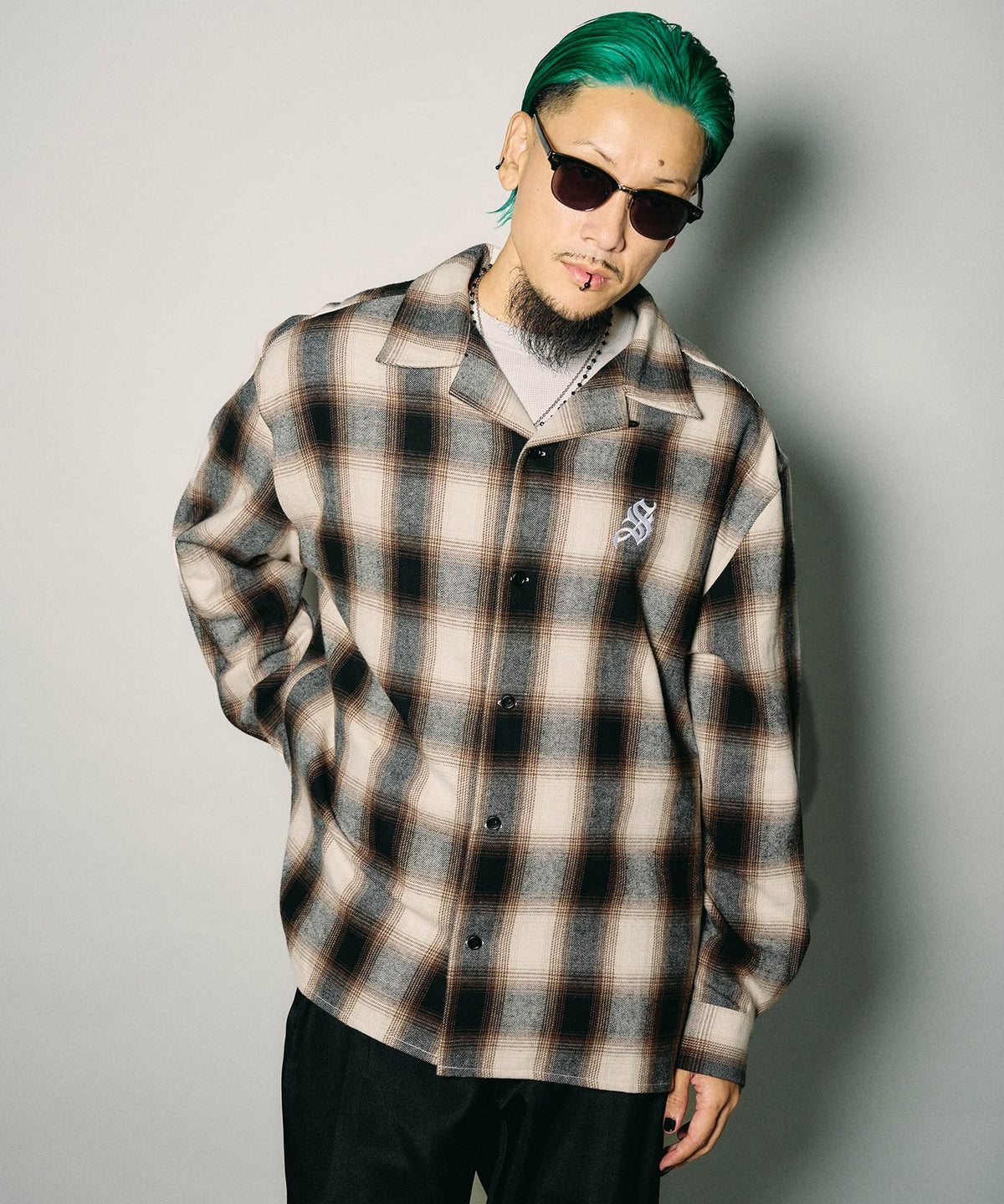 Essential ombre check shirt-thumbmail-12