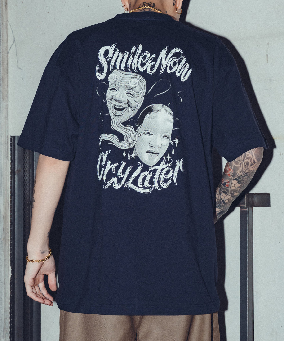 Noh-mask two face tee-thumbmail-20