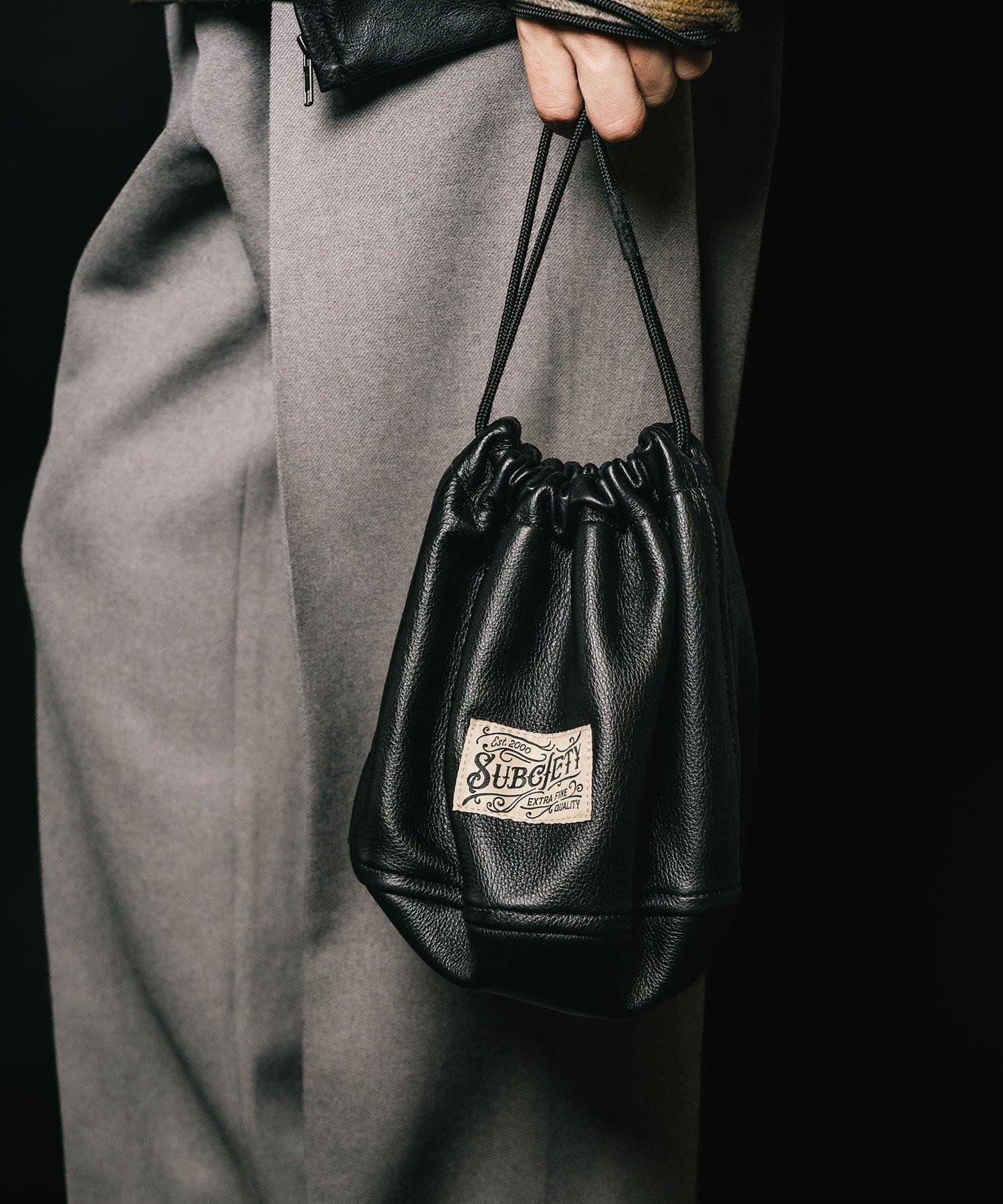 Leather effects bag
