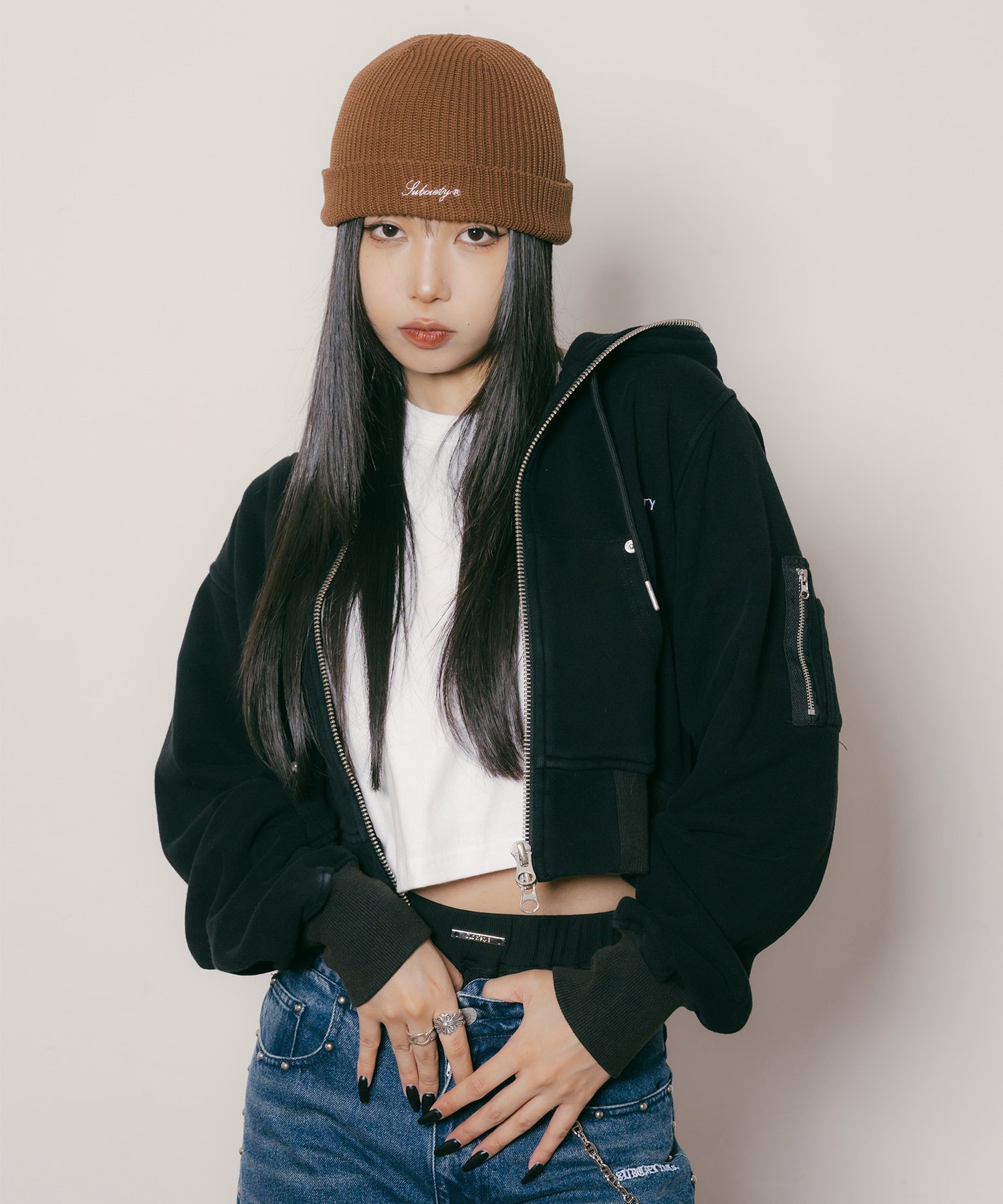 Full zip hoodie【WOMEN】