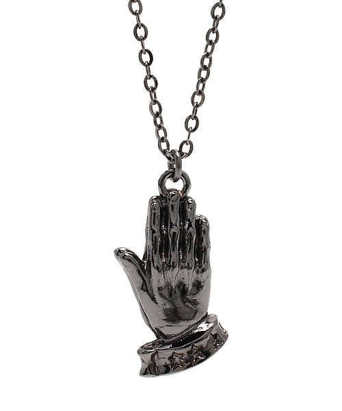 METAL NECKLACE-PRAYING HANDS--thumbmail-4